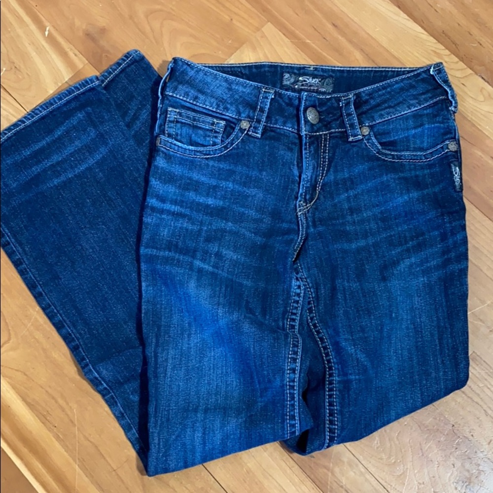 Silver Suki Jeans